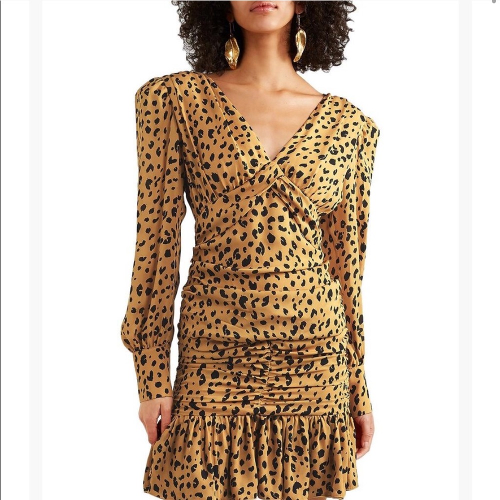 Nwot! Nicholas Leopard Print Dress - image 3